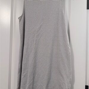 a new day Black and White Striped Dress